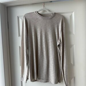 Abercrombie & Fitch Beige Long Sleeve Shirt